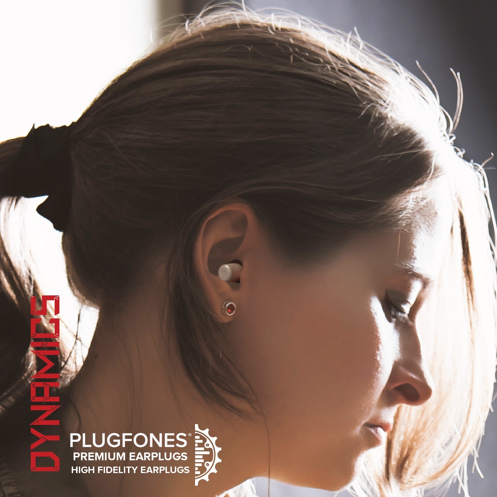 Plugfones High Fidelity Musician Ear Plugs and Concert Earplugs