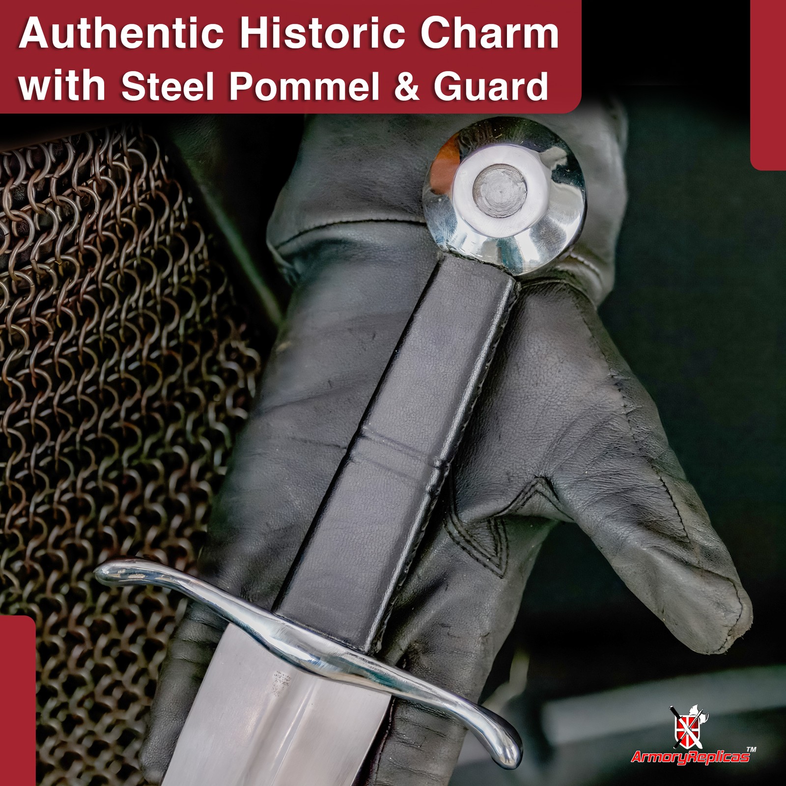 23" Medieval Coustille Dagger EN45 Steel Polished Sharp Blade w/ Scabbard