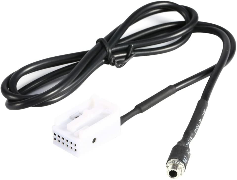 Car Audio 3.5mm Female Jack AUX Adapter Peugeot 307 308 407 408 507 Citroen L