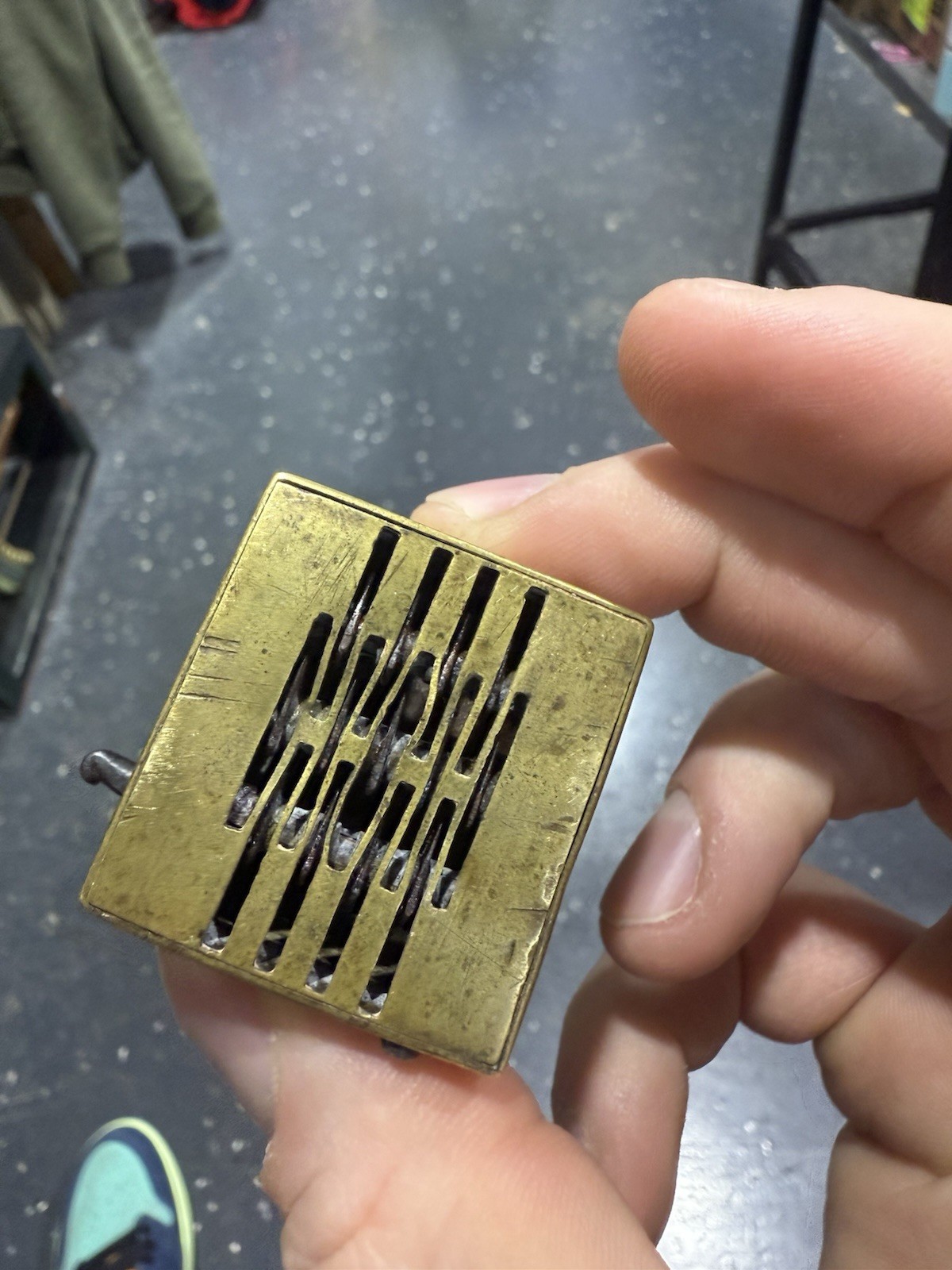 Antique Brass 13 Blade Scarificator Medical Bloodletter Instrument Early 1800s