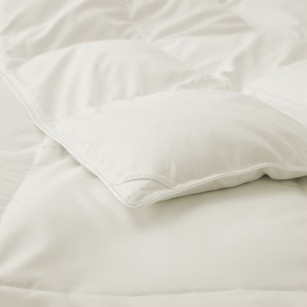 Peace Nest Medium Weight White Goose Down Comforter - Ultra Soft Noiseless