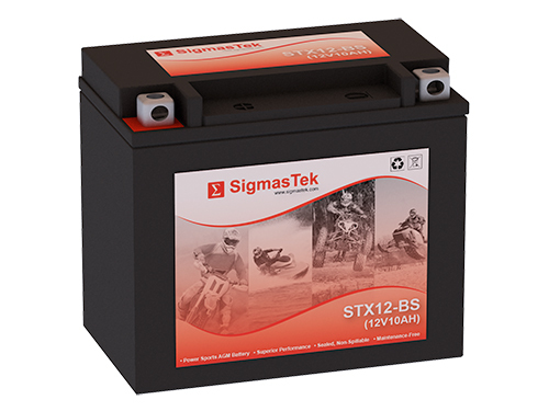 Replacement Battery Compatible with YTX12-BS High Performance - Maintenance Free