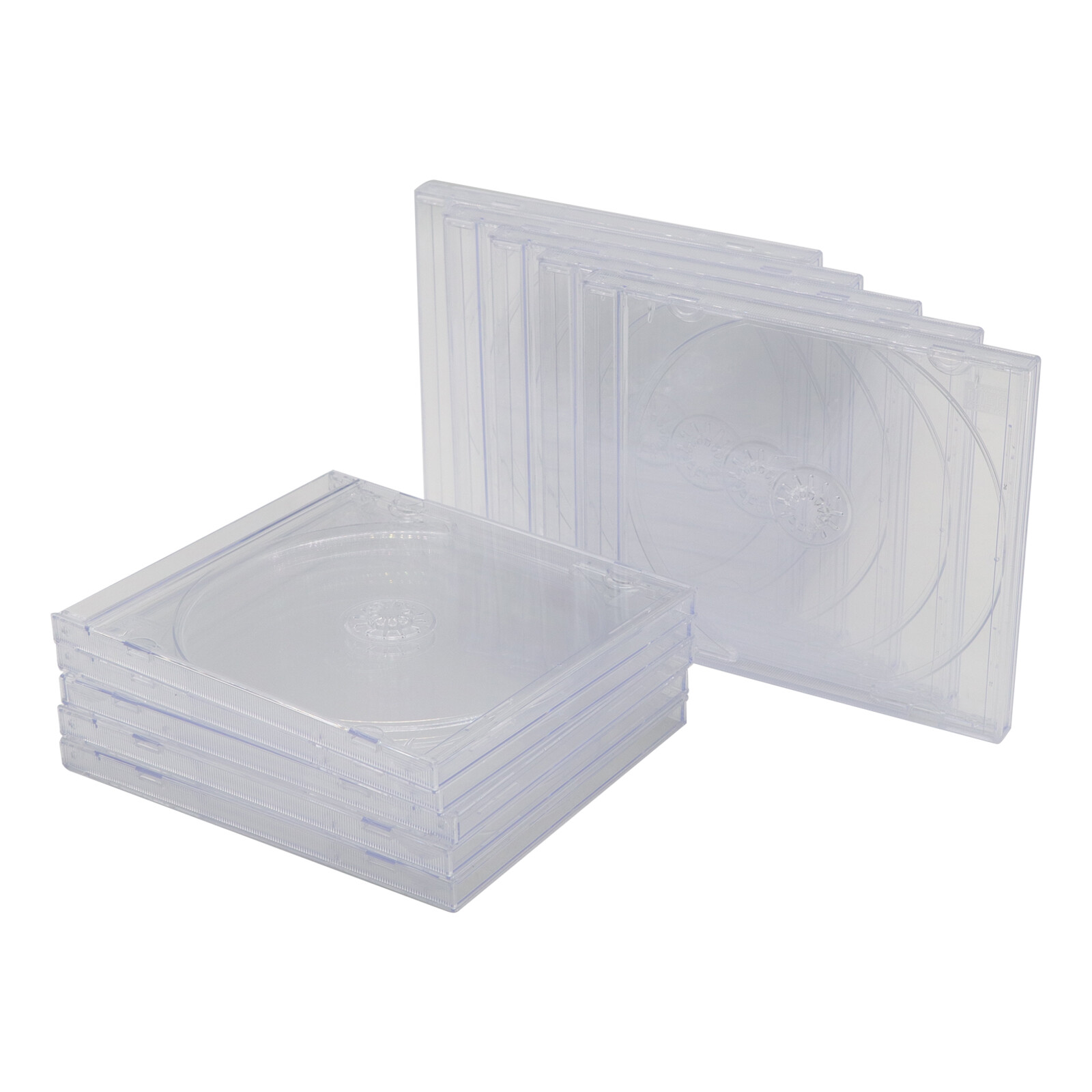 1/5/10PC Standard CD Jewel Case Lots Single CD with Tray 10.4mm Clear Protectors
