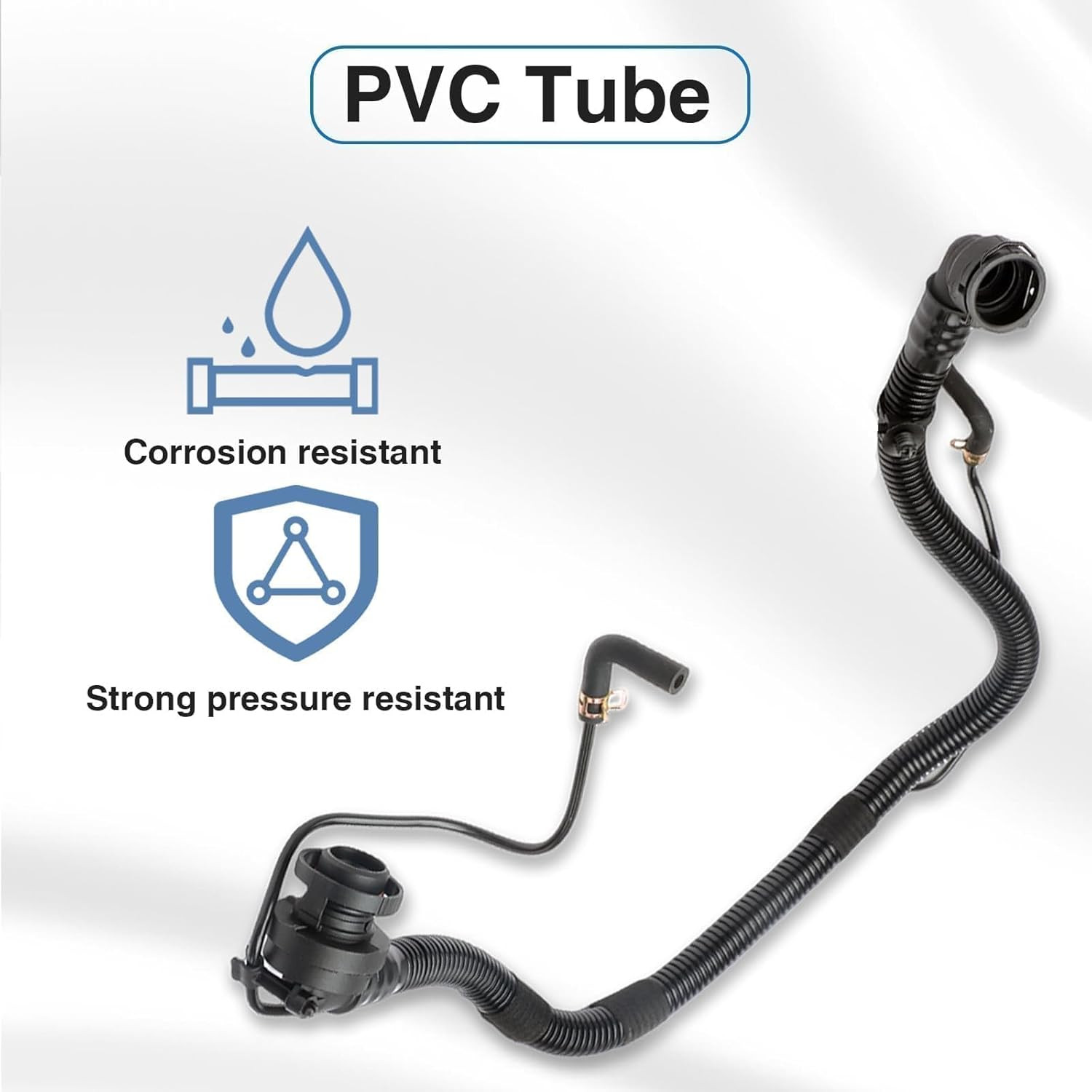 PCV Valve Tubing Hose with Bypass Valves Tube Compatible with Chevrolet Cruze 20