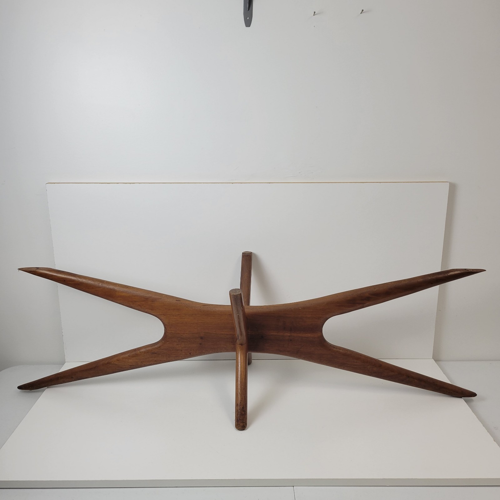 Vintage Adrian Pearsall Mid Century Walnut Jacks Coffee Table
