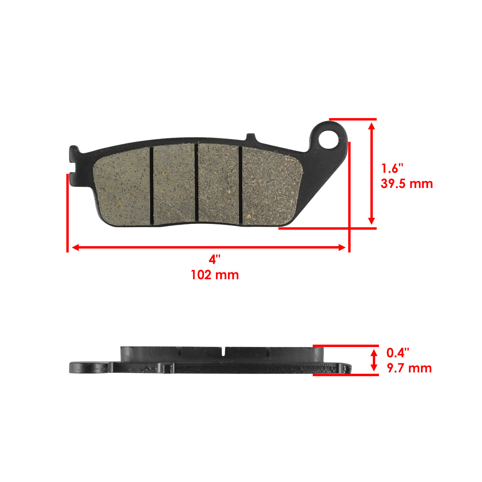 Front Rear Brake Pads for Honda VTX1300S VTX1300C VTX1300R VTX1300T 2003-2009