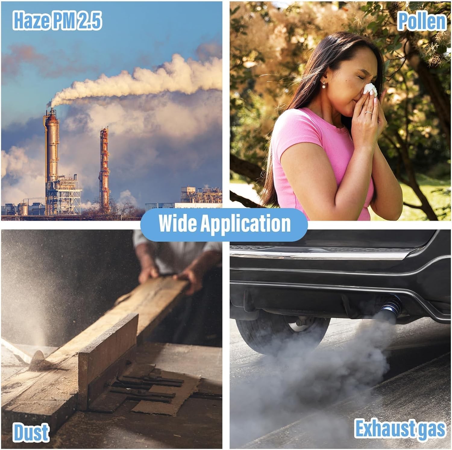 100 Pieces Nose Plug Filter Disposable Nose Dust Filters Bulk Sponge Nostril