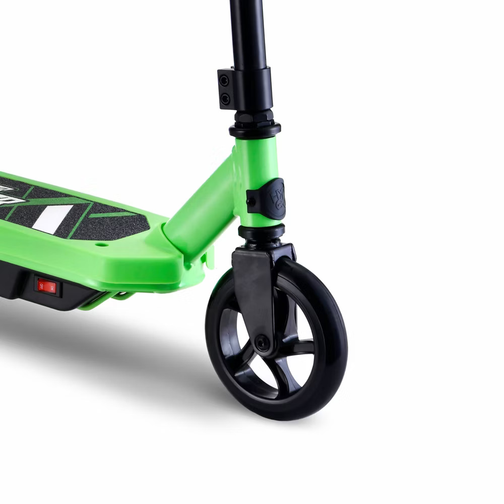 Hyper Kids Electric Scooter Speed LED Lights Jammer 12 Volt Battery Green