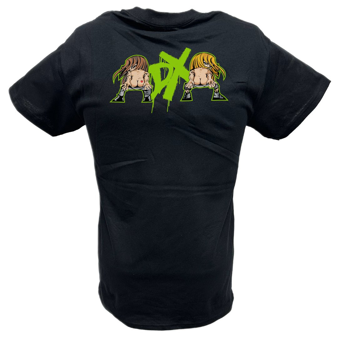 D-Generation X DX Butts Mooning Triple H Shawn Michaels T-shirt