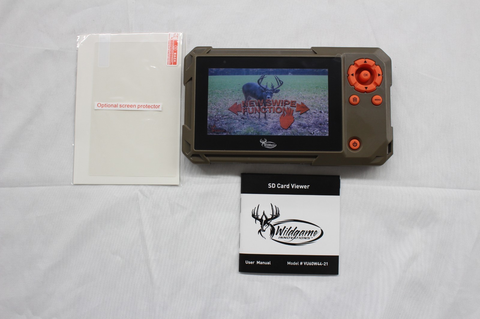 WILDGAME TRAIL PAD SWIPE 4.3 IN SCREEN HANDHELD SD CARD VIEWER VU60W44-21
