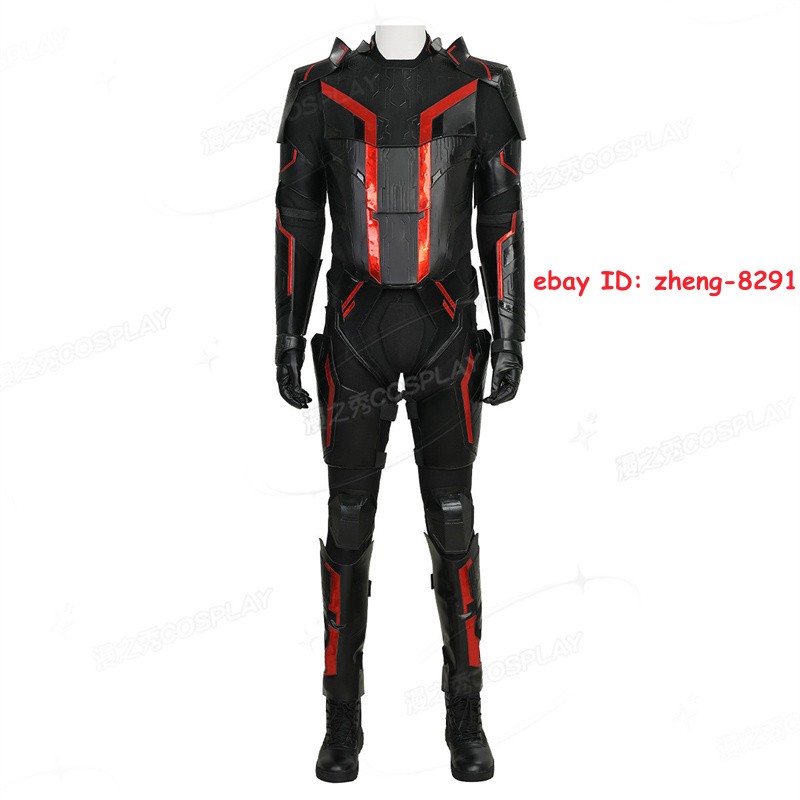 Tron 3 Ares Costume Costume Outfit Halloween Bodysuit Full Set Jumpsuit Set Shoe