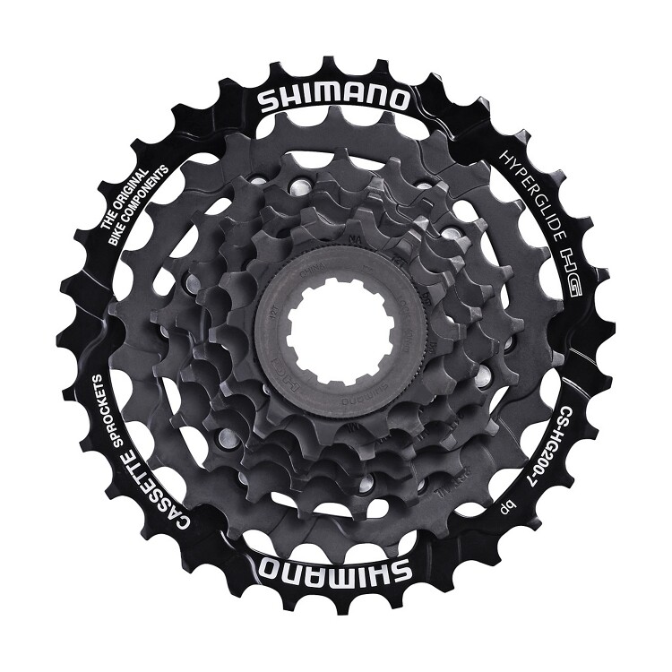 Shimano Tourney CS-HG200-7 7-Speed Cassette 12-28T 12-32T (OE)