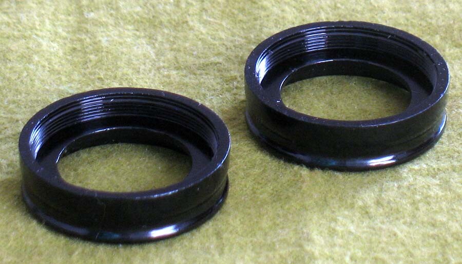 WWII Eye Guards (2) for B&L SARD 7 X 50 US Navy, Military, Binoculars NOS