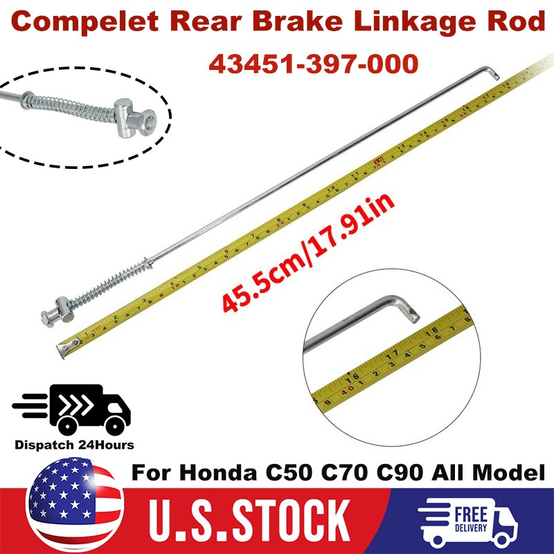 FOR HONDA SL90 125 CT90 CT110 CT200 ST70 REAR BRAKE LINKAGE ROD 43451-397-000