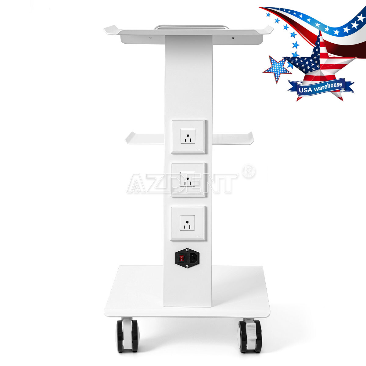 Dental Mobile RollingTrolley Cart /Medical Utility Cart fit Intra Scanner