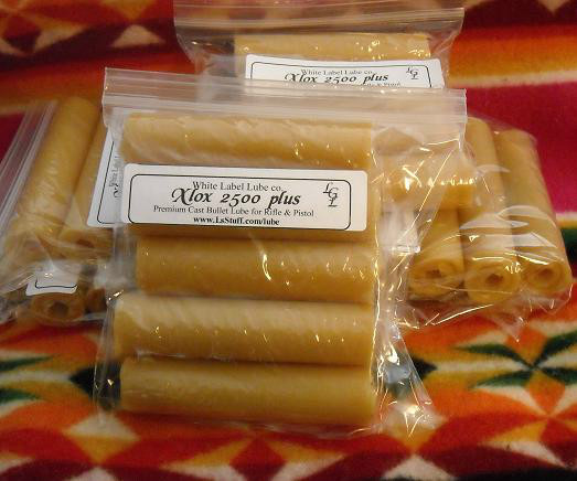 5 sticks 2500+ cast bullet lube,National Records Set! White label lube -2800fps