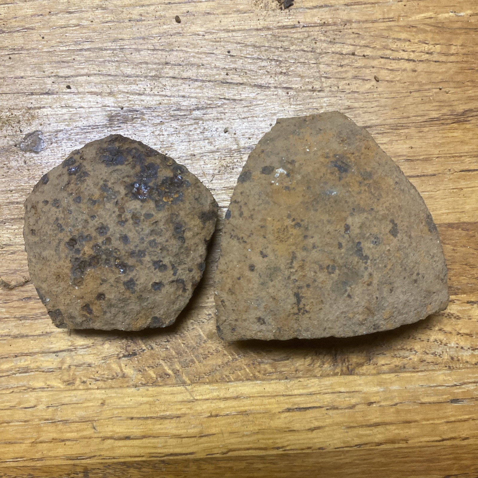 Civil War Confederate Artillery Shell Polygonal Fuse Hole Section Cannonball 12#