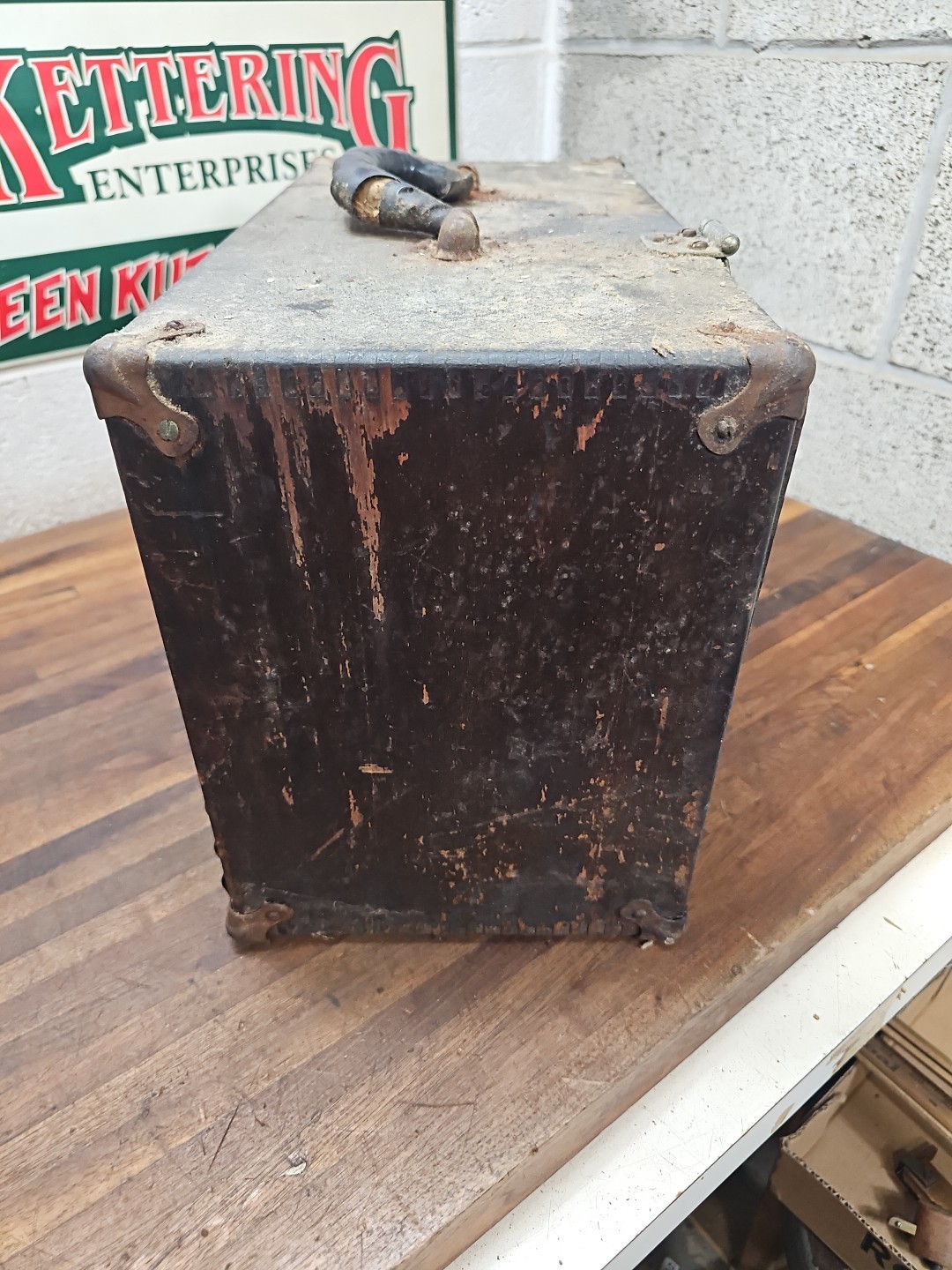 Q29- Union 6 Drawers Wood Machinist Chest Tool Box Antique Chest Tool Box