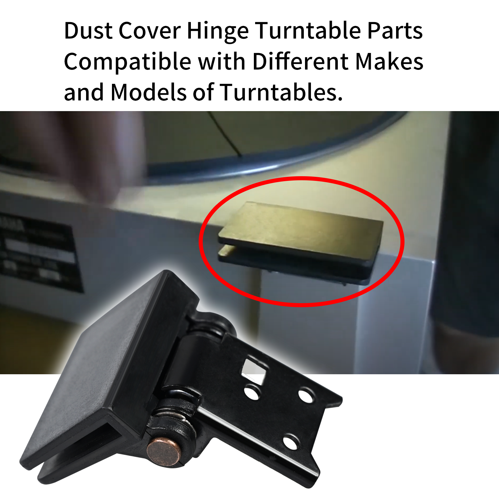 Dust Cover Hinge Turntable Parts See description for fit list
