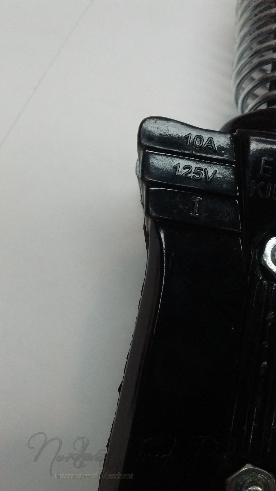 New 6' Vintage Appliance Replacement Power Cord 11/16" Center To Center Contacts