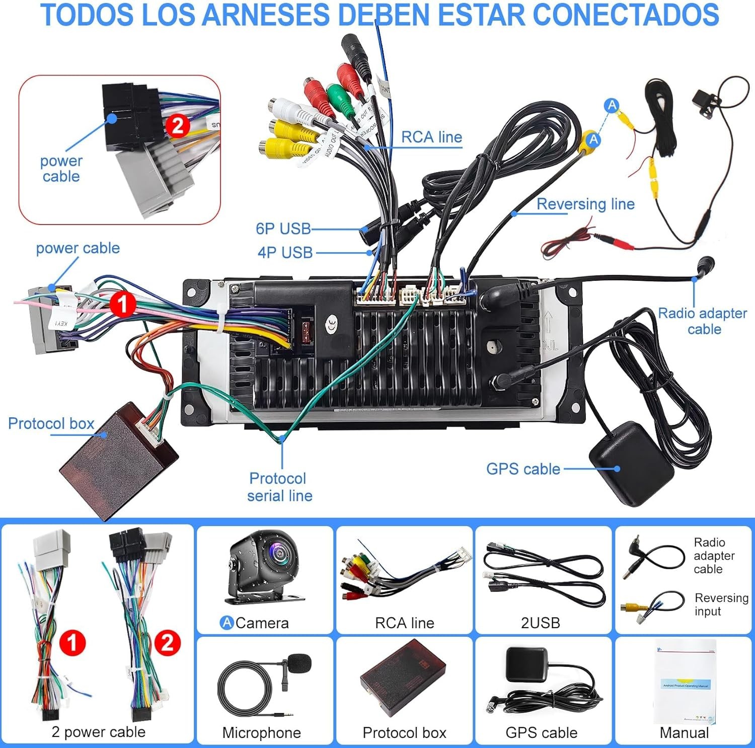 For 2002-2005 Dodge Ram Apple CarPlay Car Radio 8-Core 64GB Android 15 GPS WIFI
