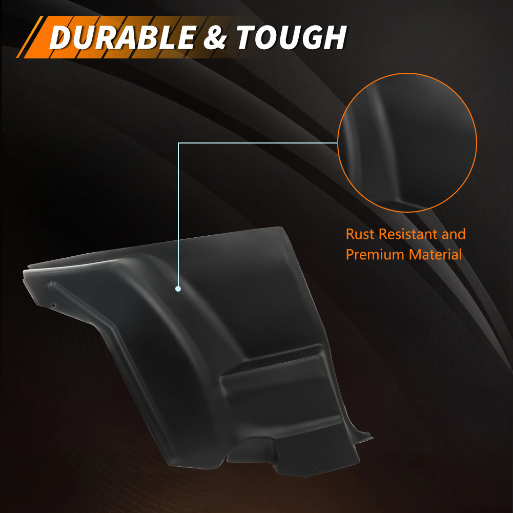 For 72-81 Camaro Firebird L&R Lower Plastic Rear Armrest Seat Side Panels BLACK