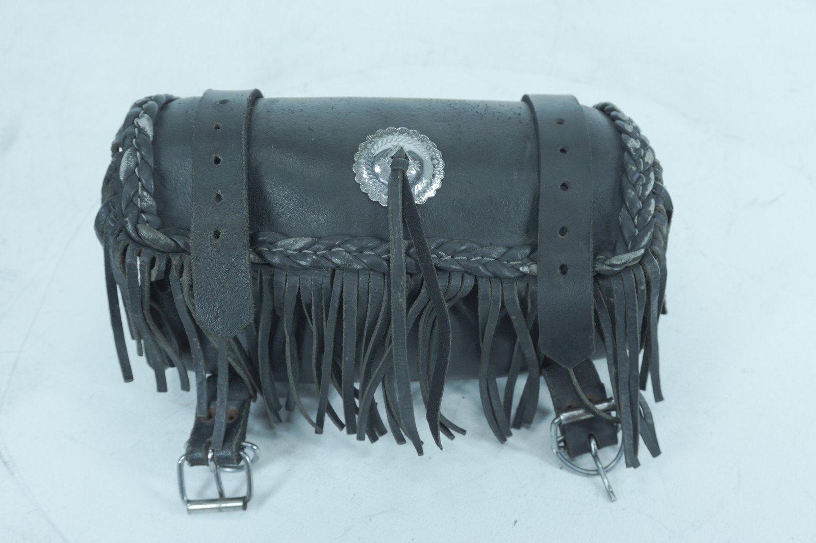 1986 Harley Sportster Limited Liberty OEM Front Onboard Tool Bag Leather Storage