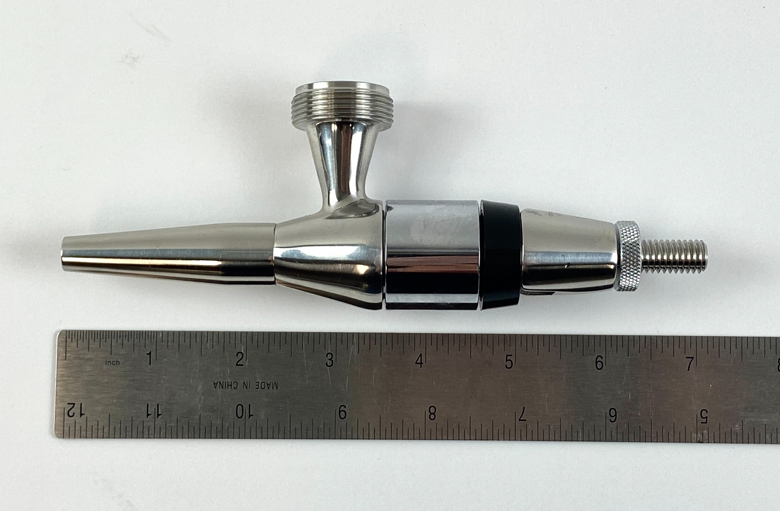 Micro Matic Stout and Ale Faucet Polished Stainless Steel Body 12543