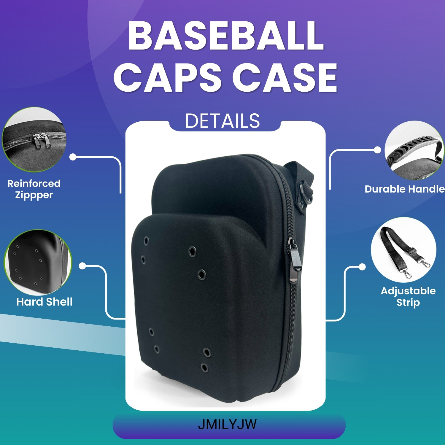 Hard Hat Case for Baseball Caps,Hat Carrier Travel Case Baseball Hats Organizer