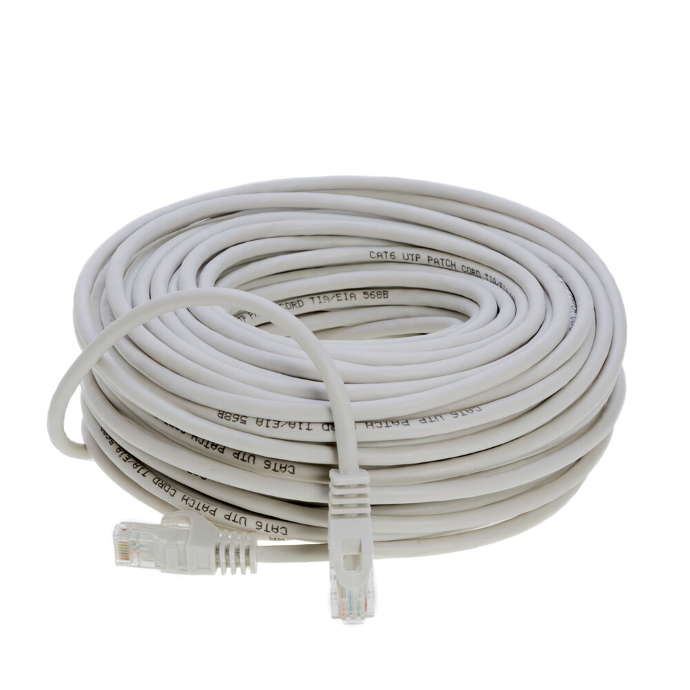 CAT6e/CAT6 Ethernet LAN Network RJ45 Patch Cable Gray 25FT- 200FT Multipack LOT