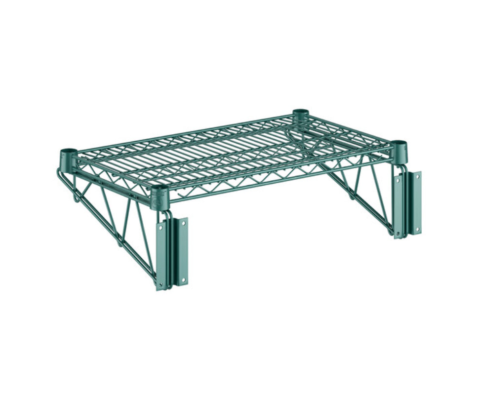 14x36 NSF Green Epoxy Wire Wall Shelf Commercial / Estante Pared Restaurante