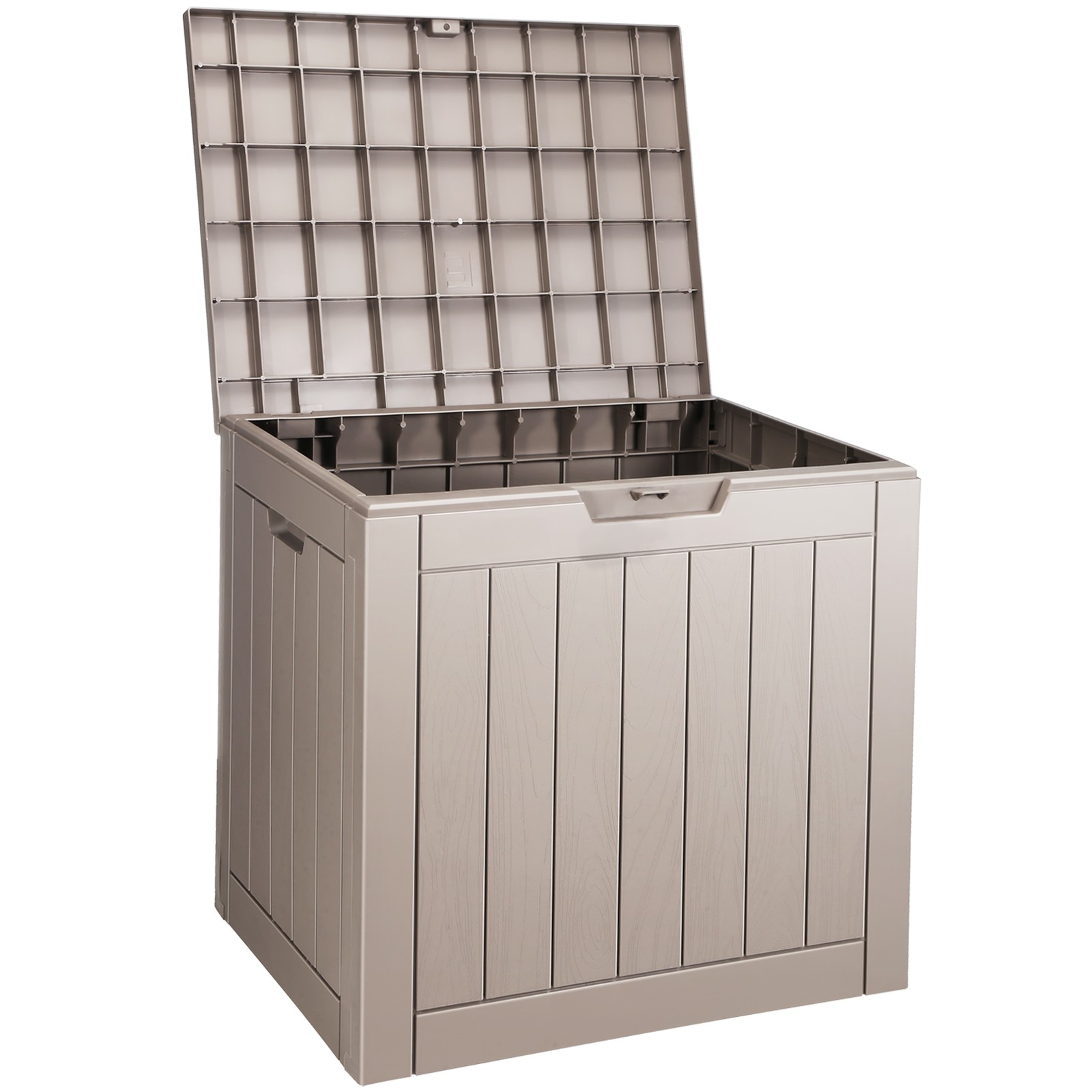 Uimoso 31-Gallon Resin Deck Box for Outdoor Storage and Patio Organization