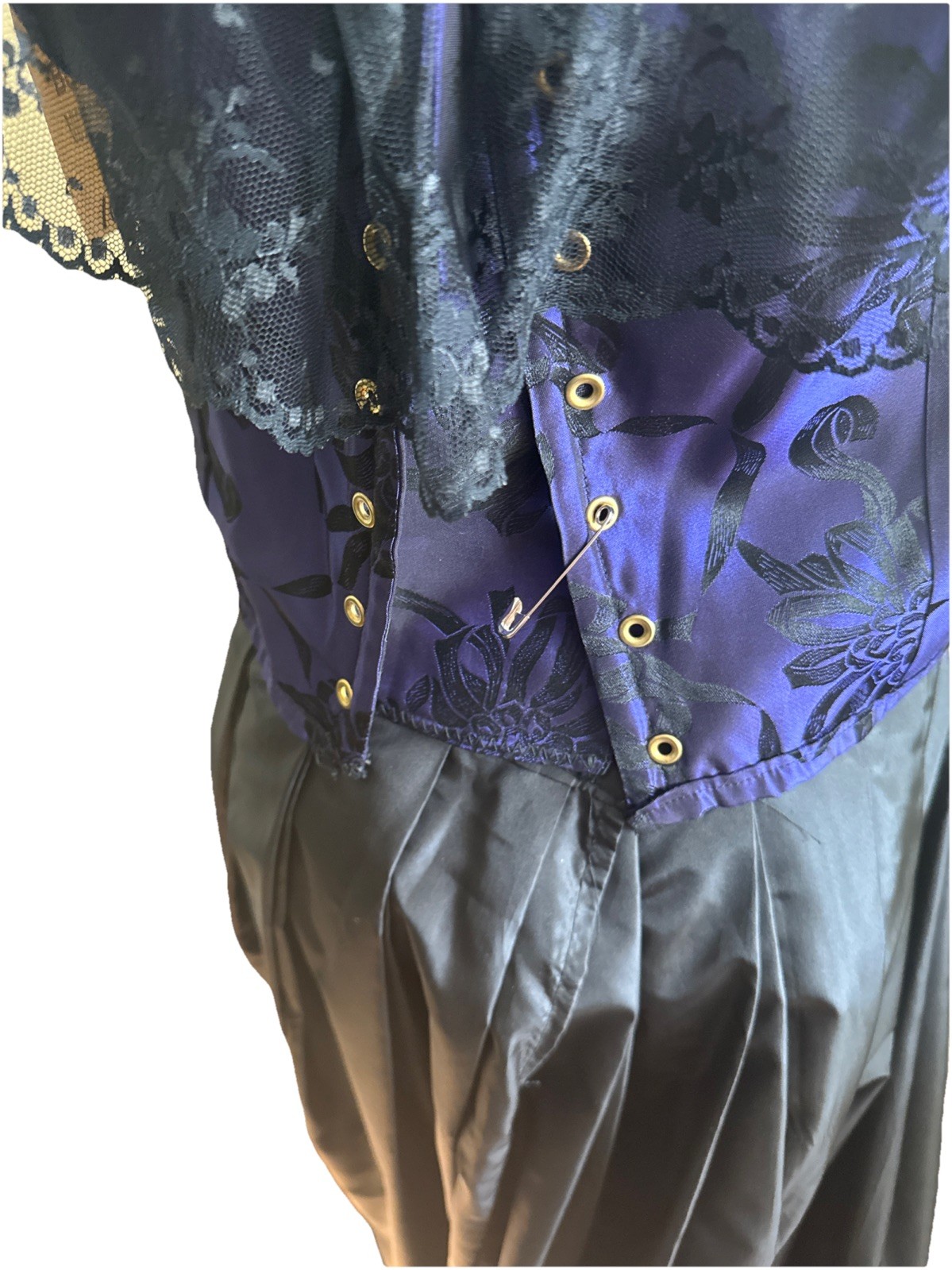 Vintage Hollywood Costume Victorian Two Piece Dress