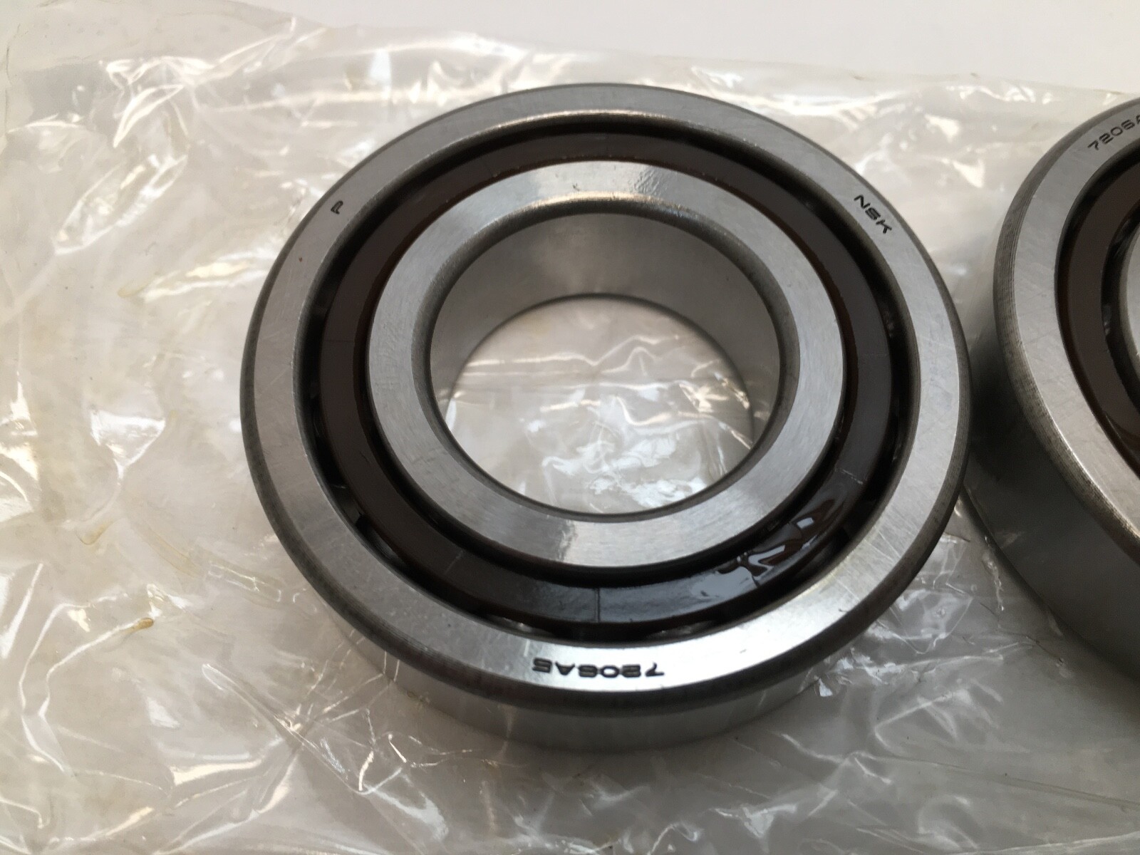 NSK 7206A5TYDUM Angular Bearing 30x62x16 mm 7206A-5TY-DUM Japan 2 pcs