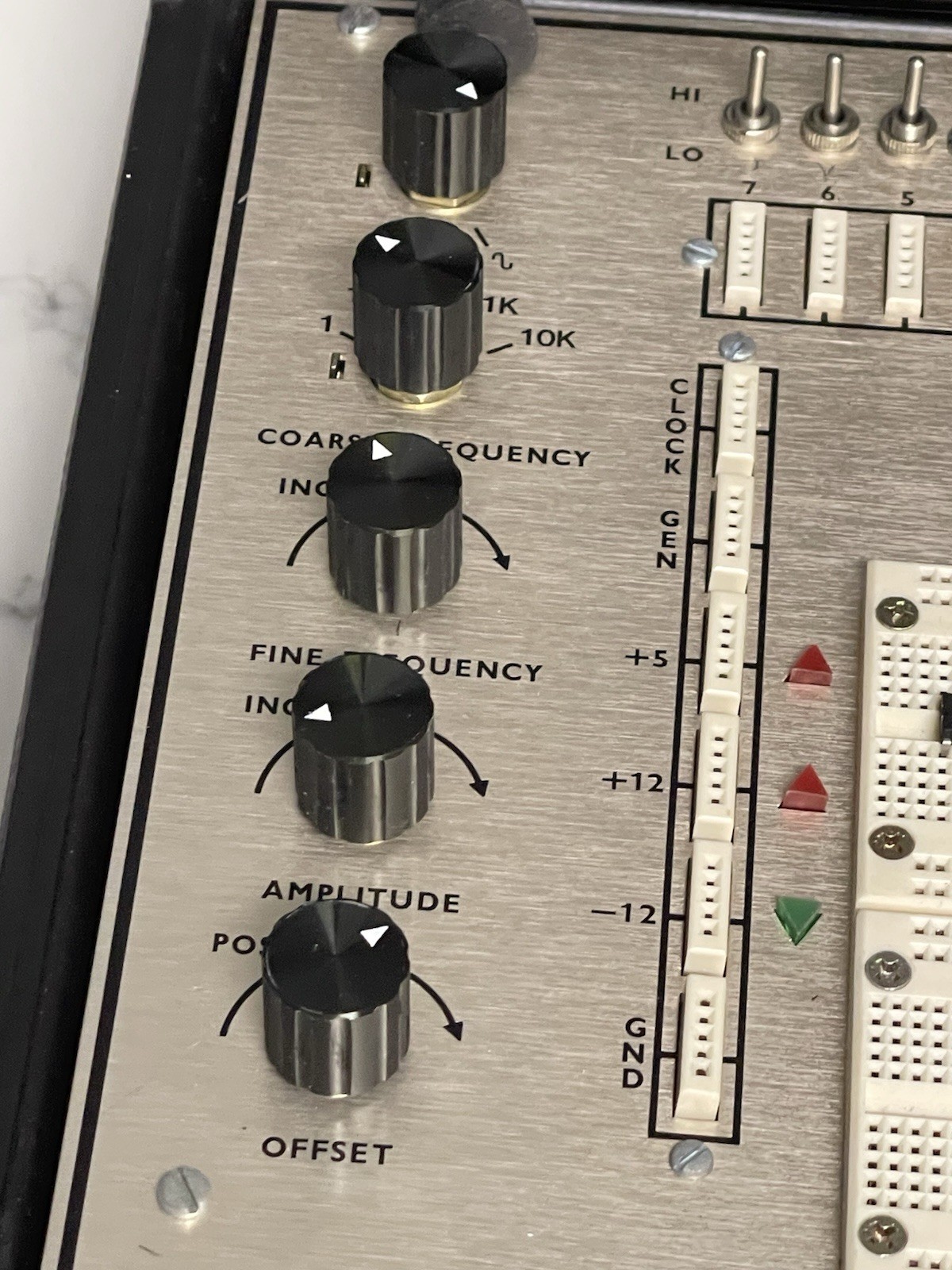 Vintage Digital & Analog Breadboard Trainer w/ Case Lab Electronics Test Unit