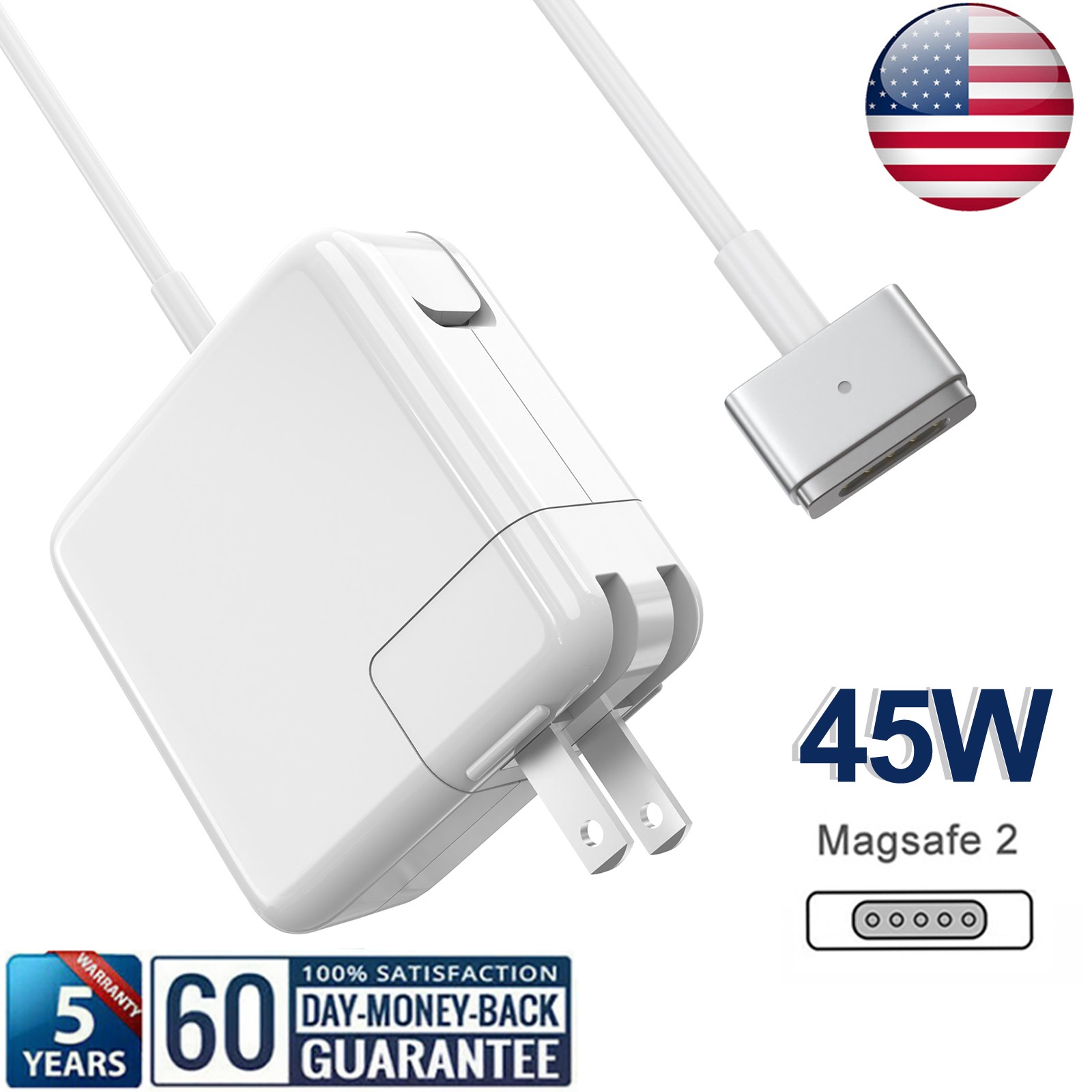 For 13" Apple MacBook Air A1466 Adapter 2012 2014 15 2016 A1435 Notebook Charger