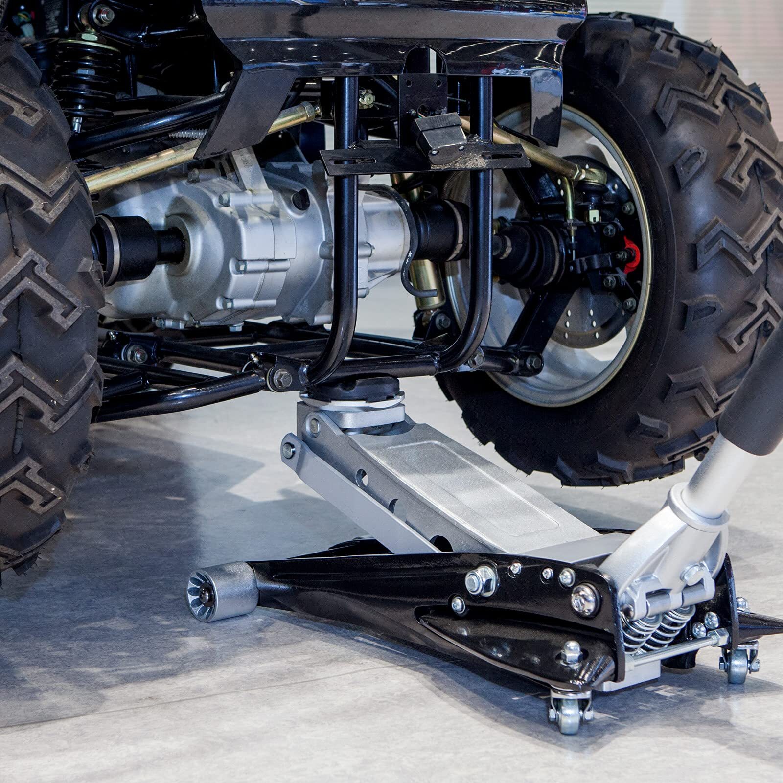 BIG RED Torin Floor Jack Rubber Pad Universal Large Jack Adapter Black