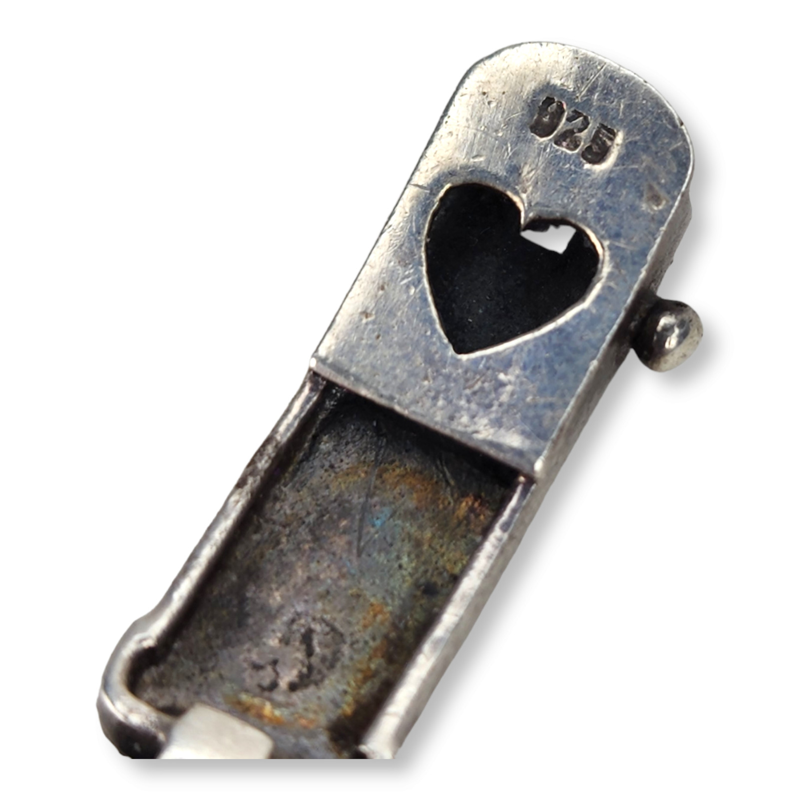 Vintage Sterling Silver 925 Marcasite and Black Onyx Link Bracelet 7.5 Inches