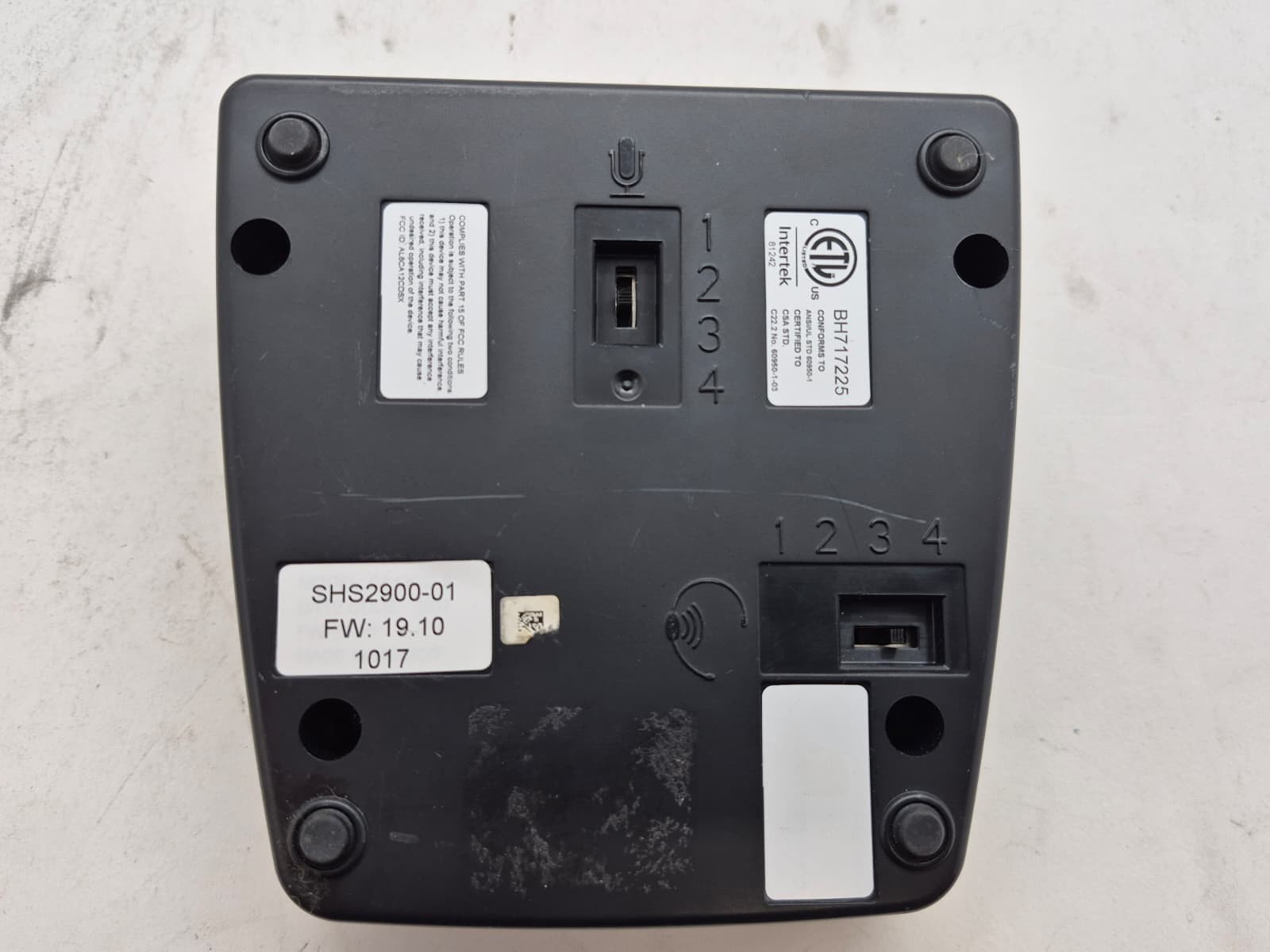 Plantronics CA12CDSY Push to Talk PTT Headset Adapter CA12CDSY W/ Battery