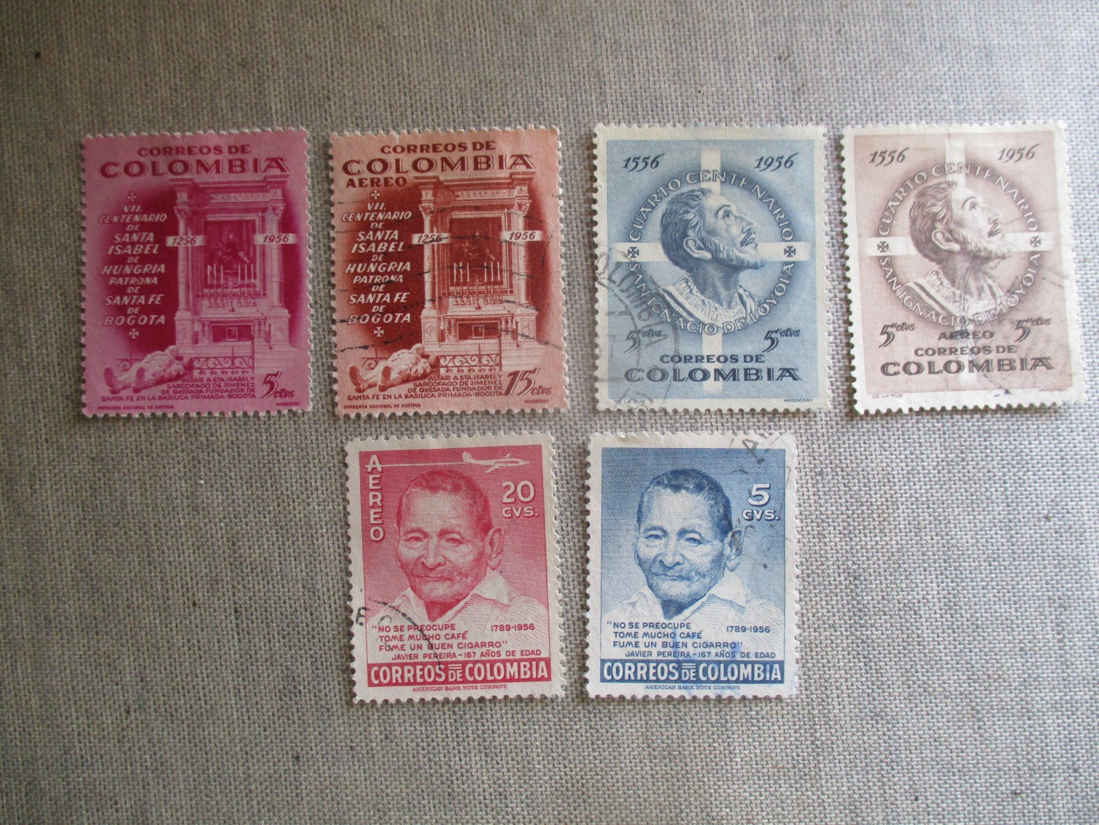 Colombia, Scott# 667 C286, 668 C287, 669 C288, used