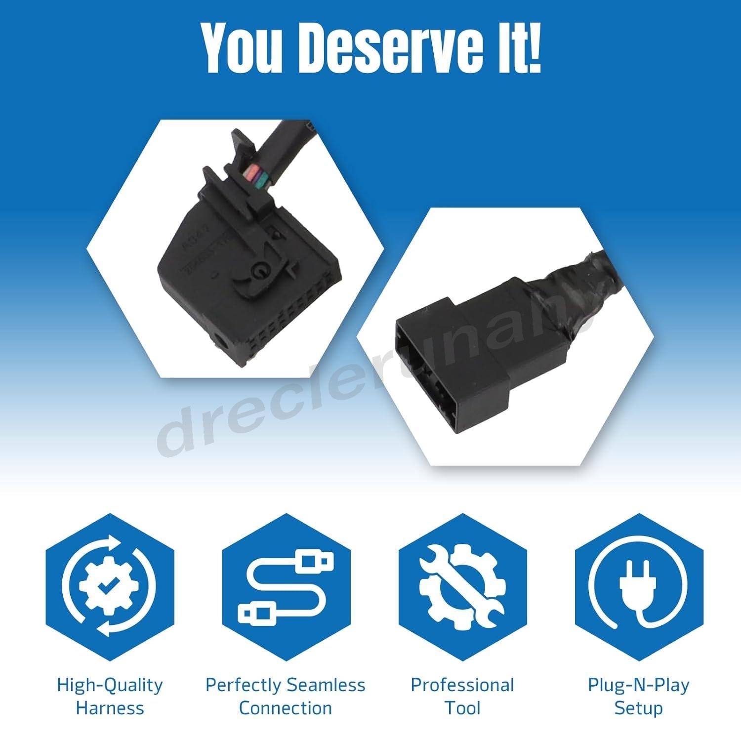 Conversion Harness For 2021-2023 Ford F150 Column to “STOWABLE” Console Shifter