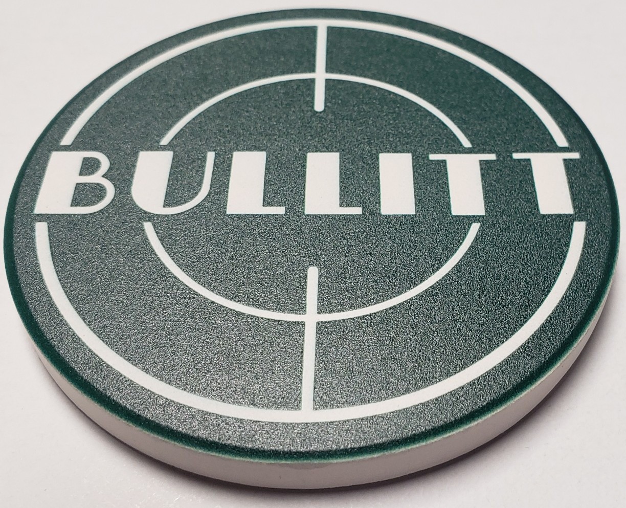 Car Coaster - BULLITT Target Holder DHG Cup Holder Insert * McQueen's Mustang!