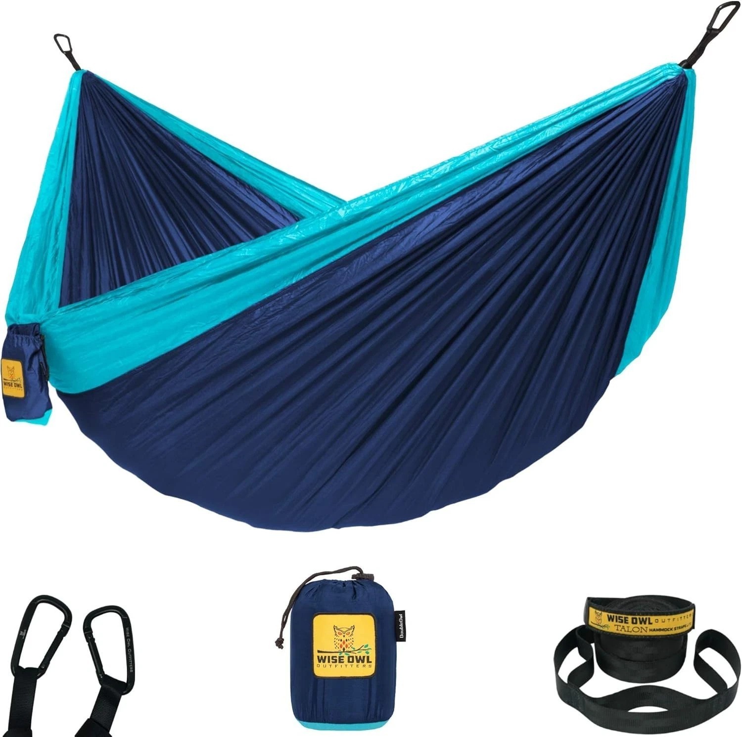 Packable Camping Hammock - 500lbs Support with All-Weather Nylon for Adventures