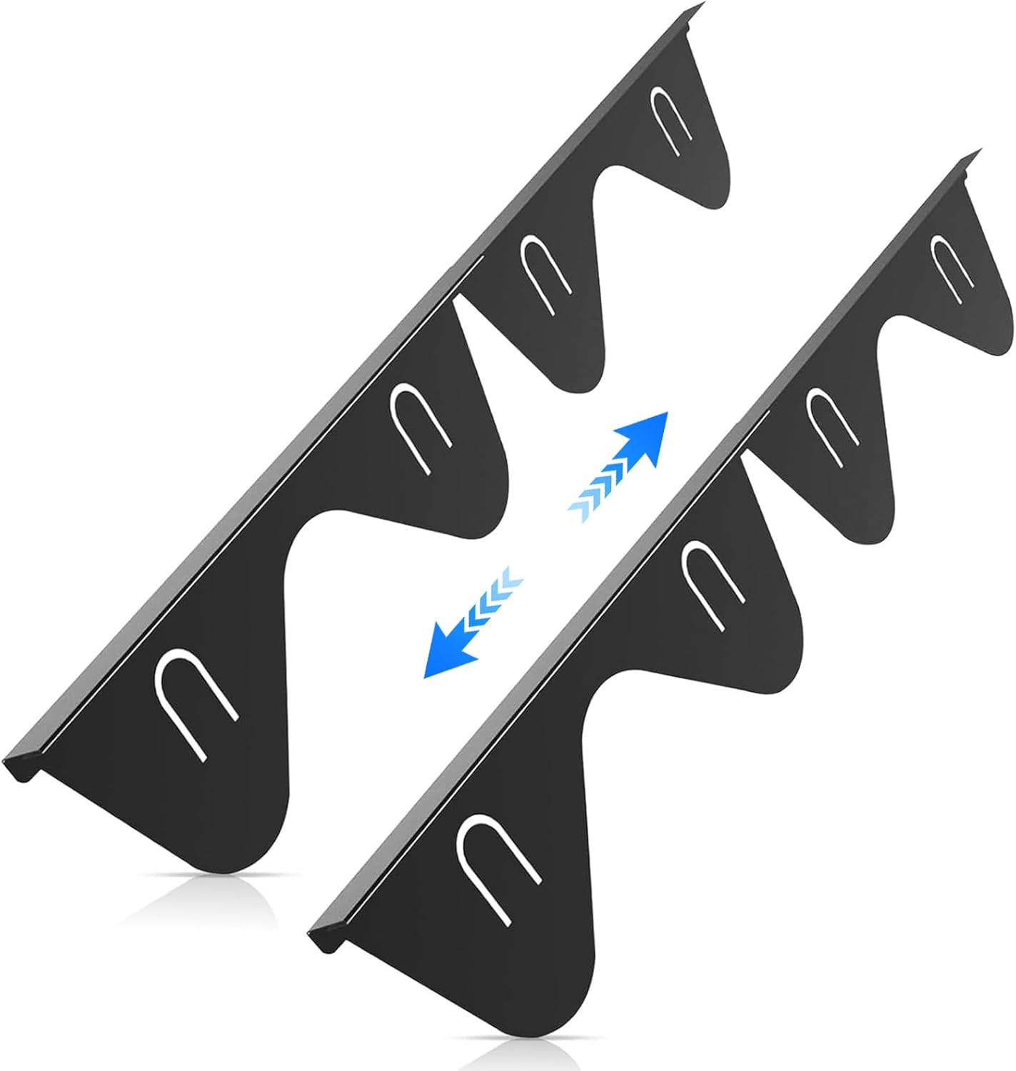 2 Pcs Stainless Steel Stove Gap Covers Retractable 13.8"-27.5" Heat Resistant