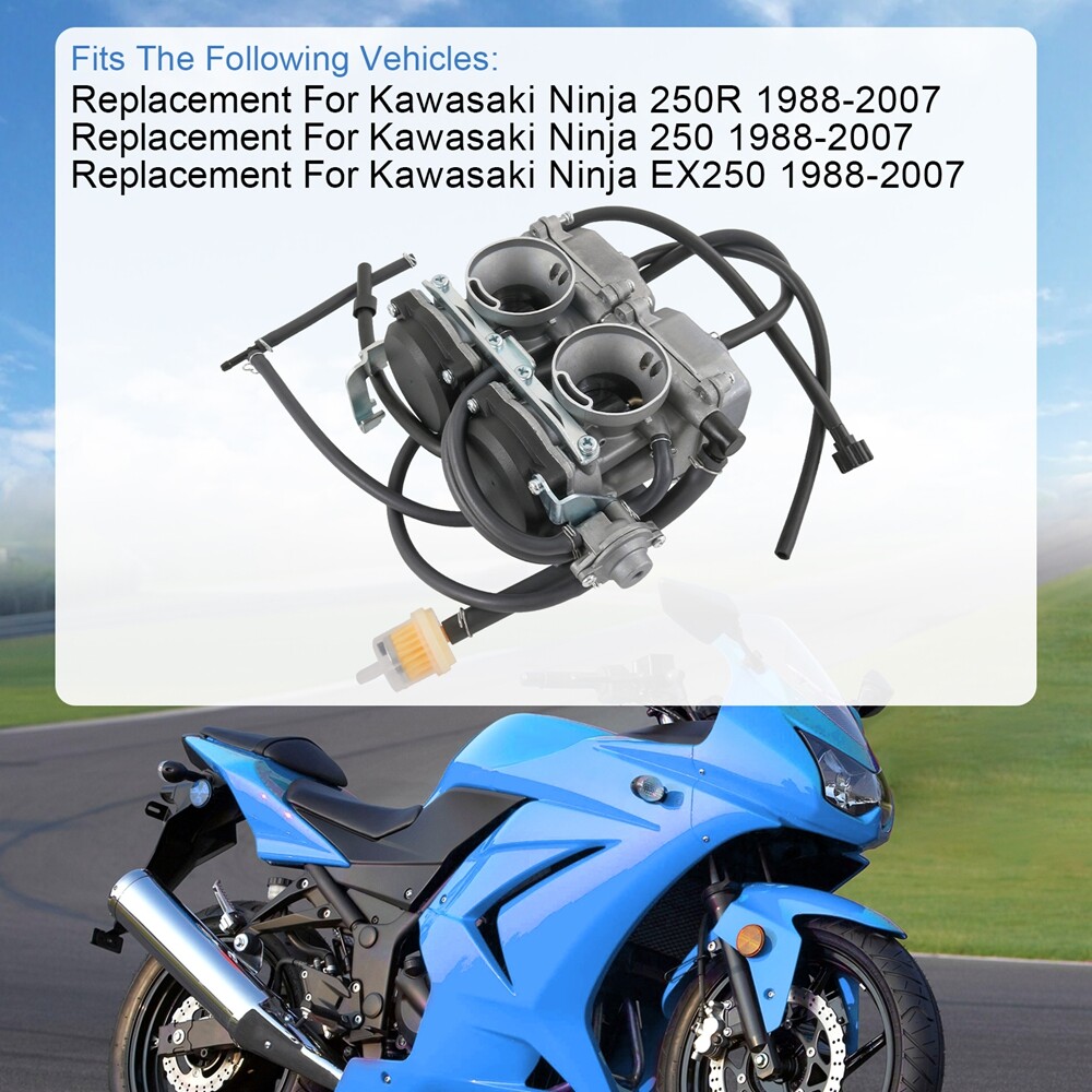 Carburetor Carb For Kawasaki Ninja 250R 250 EX250 ZZR 250 GPX 250 GPX 400