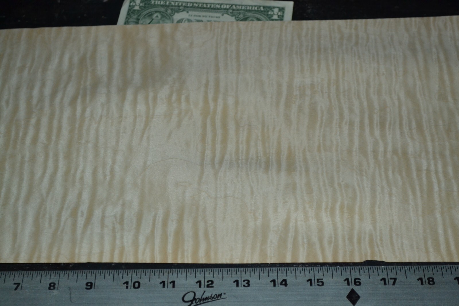 Flame Maple Raw Wood Veneer Sheet 10 x 23 inches 1/42nd 4670-15