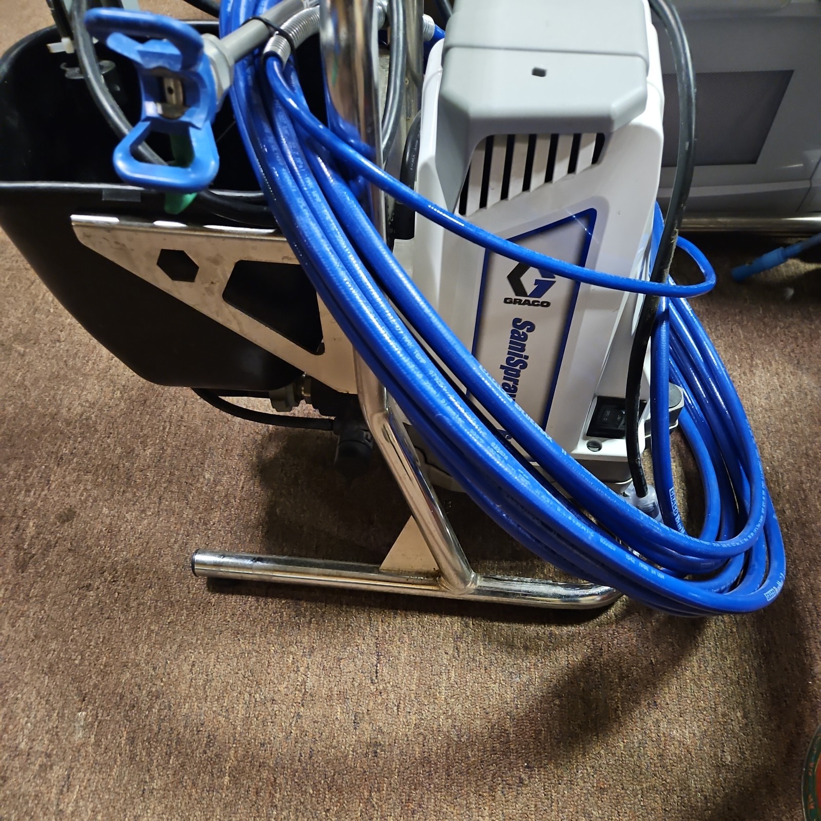 TESTED Graco SaniSpray HP65 25R792 Disinfectant Sprayer Portable w/ Hopper