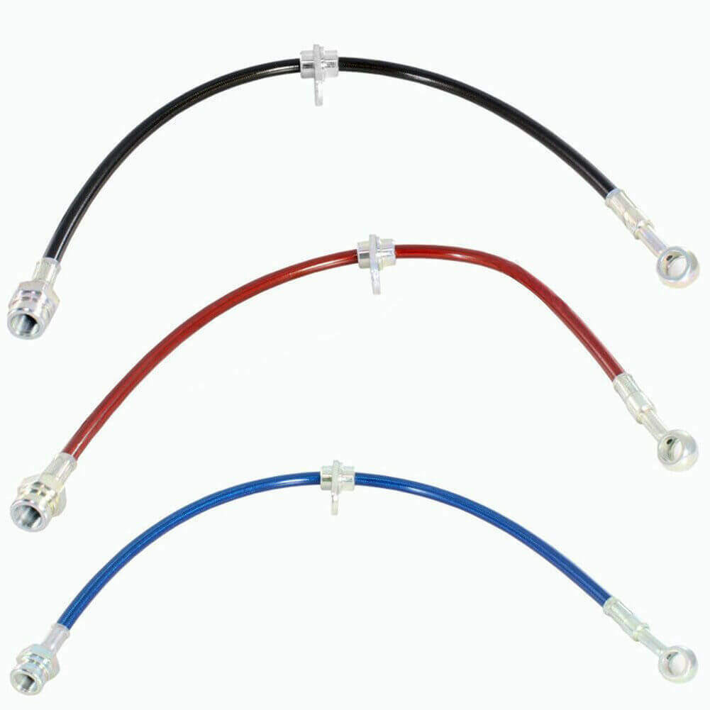 For 88-91 HONDA CR-X/CRX ED8ED9 STAINLESS STEEL HOSE BRAKE LINE FRONT REAR