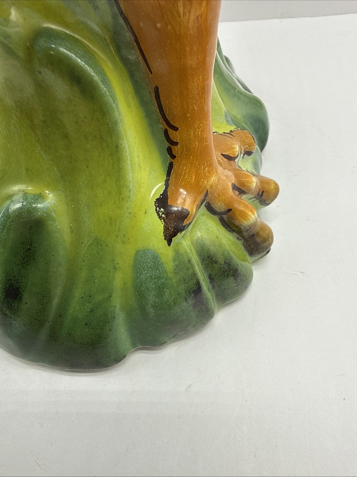 Stunning Speckled Rooster Sculpture-Italy Intrada Ceramic-16"H