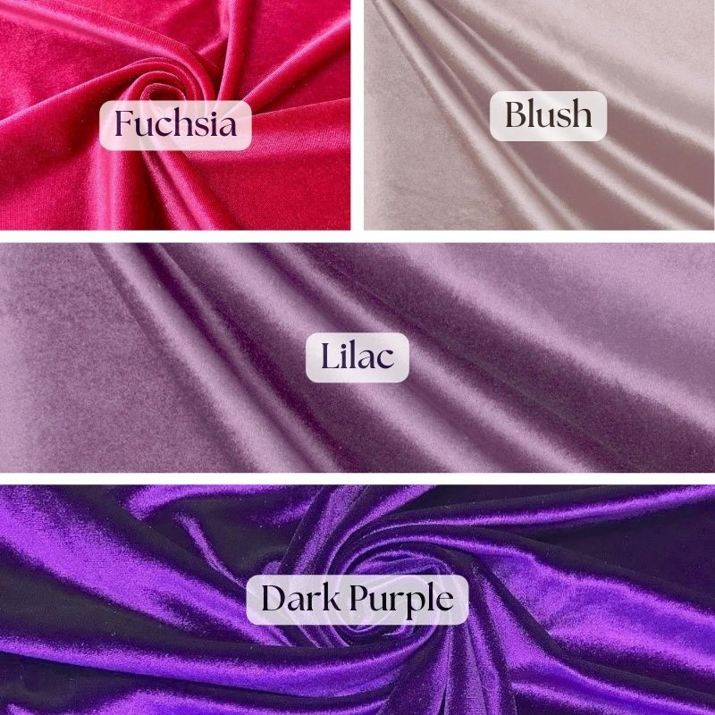 Royal Velvet Fabric by Yard – 60" Wide Soft Luxury Material for Décor & Fashion